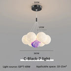 Bubble Ball LED Pendant Lights: Modern Chandelier for Living Dining Bedroom Office Decor