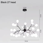 Modern Firefly Pendant Chandelier LED Light Acrylic Ceiling Lamp for Home Decor