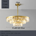 Cloud Mist Crystal Chandelier for Home Hotel Stainless Steel Pendant Lamp