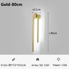 U-Shaped Wall Lamp: Industrial Black Gold Lighting for Home Decor