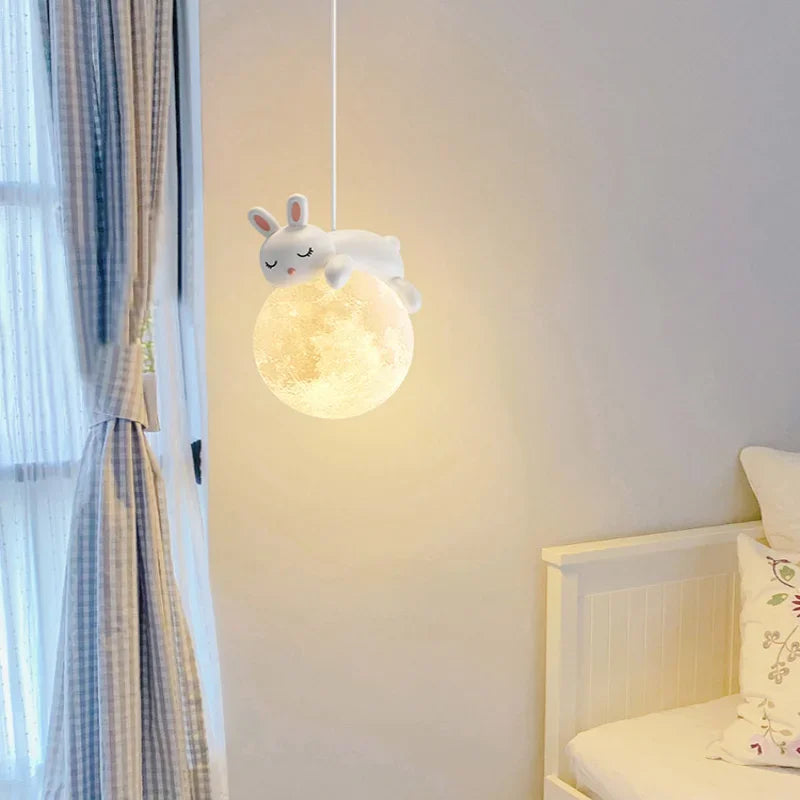 Astronaut Chandelier: Personalized Children's Room Decor Lighting for Warm Atmosphere