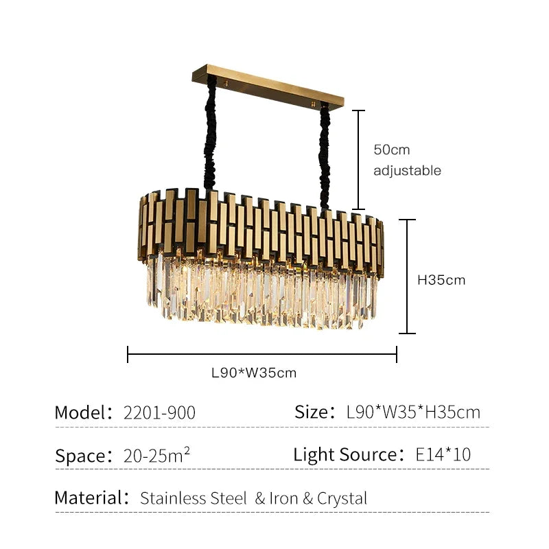 LED Classic Ceiling Pendant Chandelier for Living Room Dining Luxury Lighting Fixtures