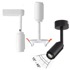 Adjustable Beam LED Ceiling Lamp with Multi-Angle Track Lighting