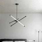 Modern Nordic Iron LED Chandelier for Living Room Bedroom - Minimalist Indoor Pendant Lighting