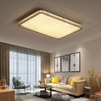 Crystal Round Ceiling Lamp Elegant LED Lighting for Bedroom & Living Room