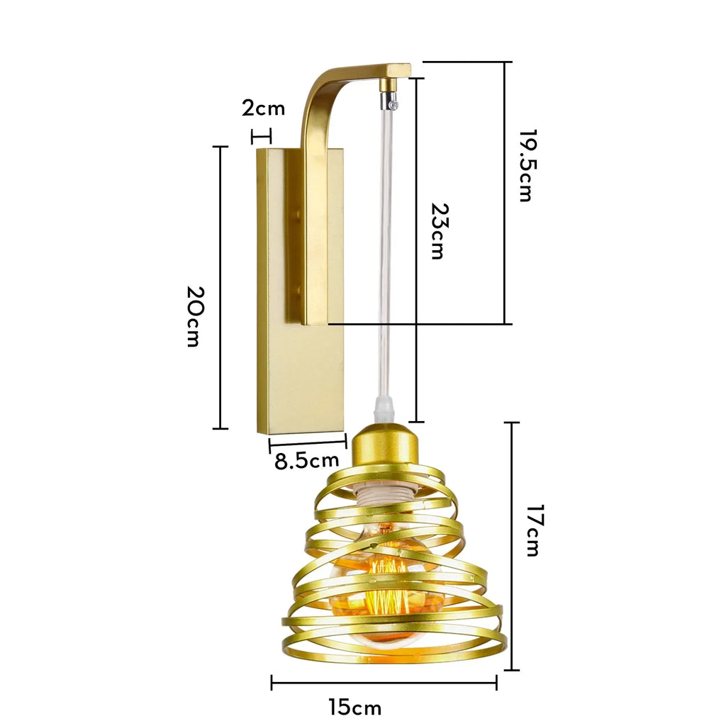 Modern Vintage LED Wall Lamp Bedside Light Fixture Sconce Indoor Lighting Fixture E27