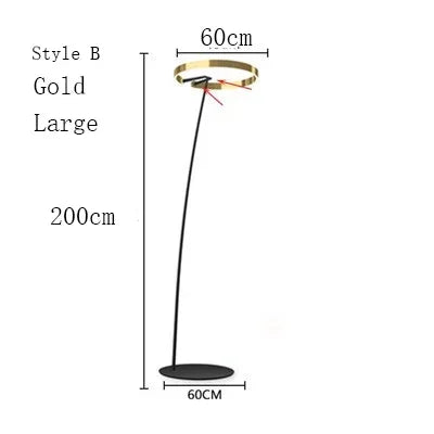 Nordic LED Fishing Floor Lamp for Elegant Indoor Decor.