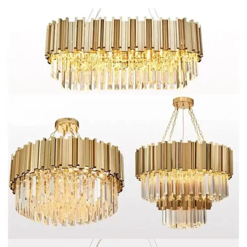 European Style Crystal Chandelier for Elegant Dining Room and Bedroom Lighting