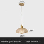 Nordic Flower Glass Pendant Chandeliers for Restaurant Cafe Hotel Decoration