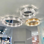 Elegant Gold Crystal Chandelier Ceiling Light for Luxury Home Decor