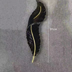 White Feather Resin Wall Lamp for TV Backdrop, Bedroom, Aisle, Corridor