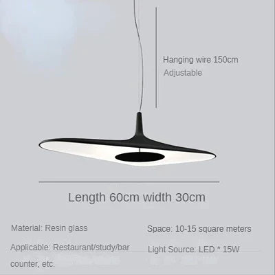 Irregular Art Pendant Lamp Modern Living Room Ceiling Chandelier