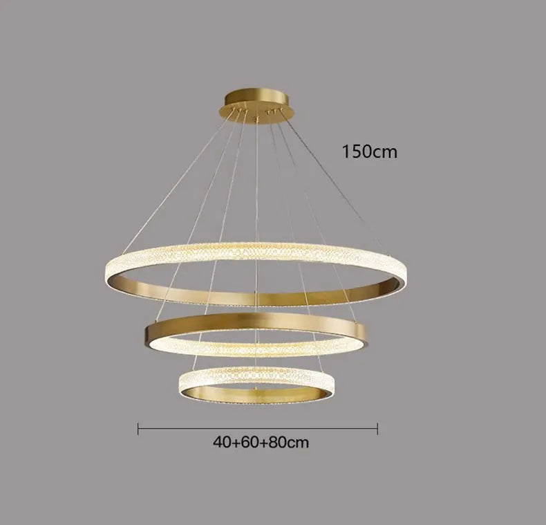 LED Pendant Chandeliers for Modern Living Room and Dining Room