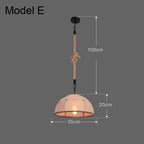 Industrial Rustic Pendant Lights Indoor Lamp for Living Dining Room Home Décor
