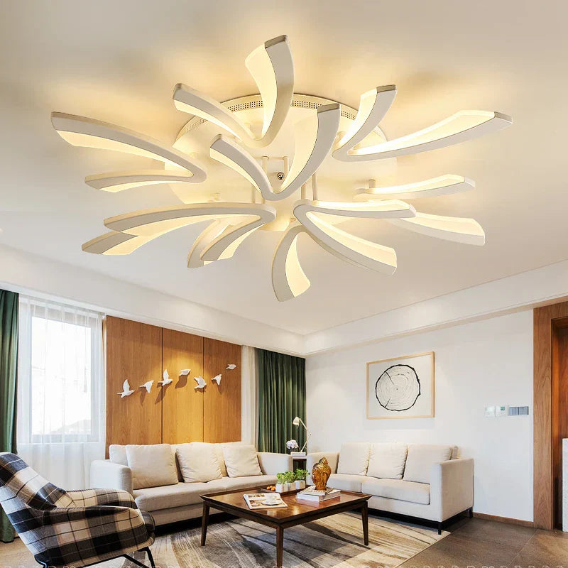 Modern LED Acrylic Ceiling Lights 3/5/9/12/15heads for Living Room Bedroom Home