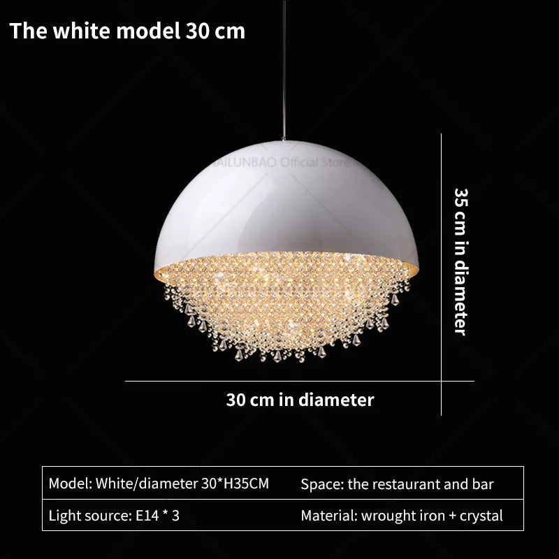 Young Luxury Crystal Chandelier Light for Living Room and Lobby