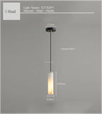 Nordic Marble Pendant Light | Adjustable Wire Loft Lamp