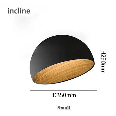 Wood Grain Color Ceiling Lamp for Bedroom, Living Room & Corridor