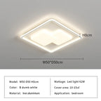 Nordic Minimalism Smart LED Ceiling Light for Modern Home Decor