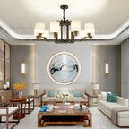 2024 New Duplex Villa Chandelier: High Jump Floor Hollow Lamps Lighting