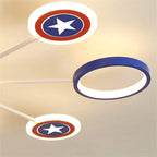 Kids LED Cartoon Ceiling Light | Boys Girls Bedroom Decor Lamps