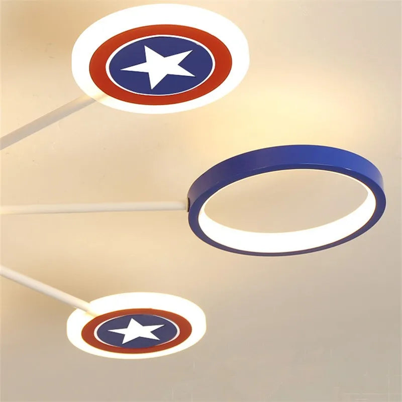 Kids LED Cartoon Ceiling Light | Boys Girls Bedroom Decor Lamps