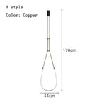 Linear Creative Chandelier: Nordic Italian Designer Modern Lighting for Living Room Lobby