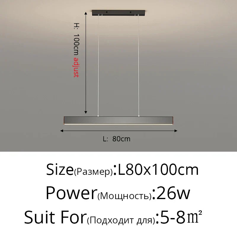 Nordic Designer Aluminum LED Chandelier for Living Room Dining Table by Afralia™