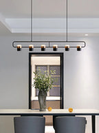 Strip Chandelier: Modern Minimalist Dining Room Lamp for Restaurant, Bar, and Home