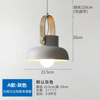 Nordic Wooden Pendant Light E27 Hanging Lamp for Interior Bedroom Kitchen Dining