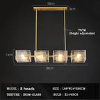 Crystal Ceiling Chandelier: Modern Luxury Pendant Light for Living Room and Restaurant