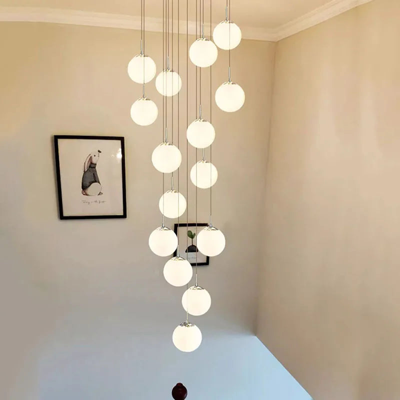 Nordic Dining Pendant Light Chandelier for Living Room, Indoor Ceiling Lamp