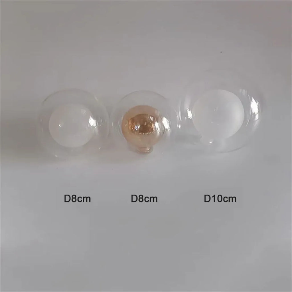 1/4/8pcs Pack 1cm Opening G4 Glass Shade Replacement Globes for Chandelier