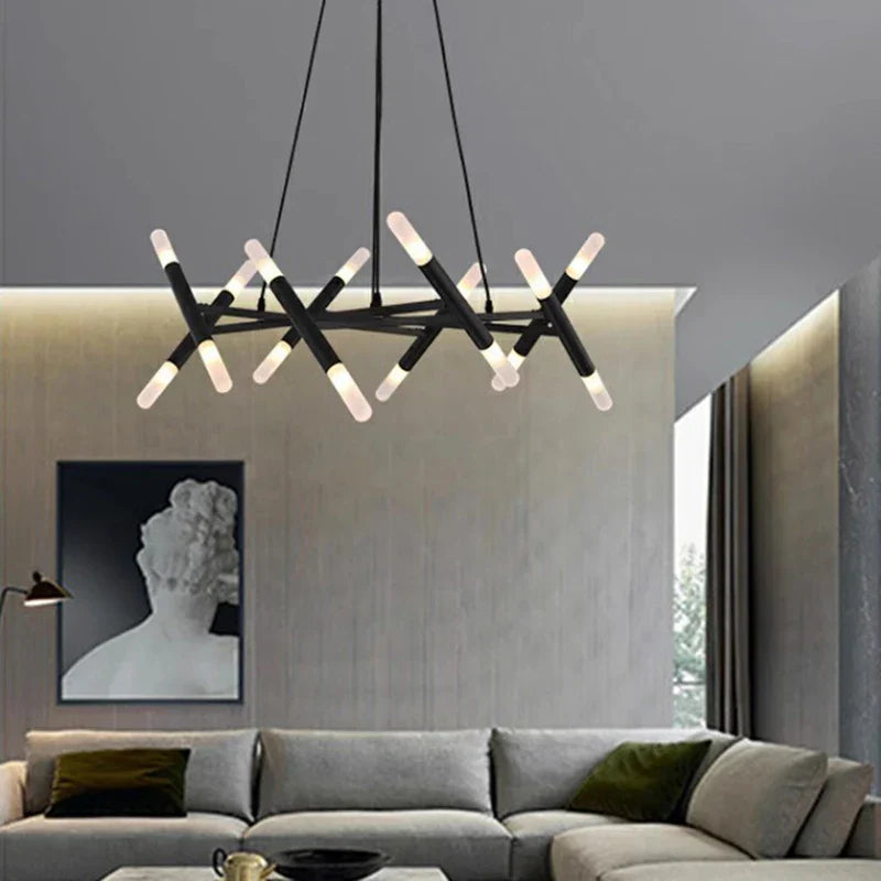 Modern LED Pendant Chandeliers for Living and Dining Room Lighting