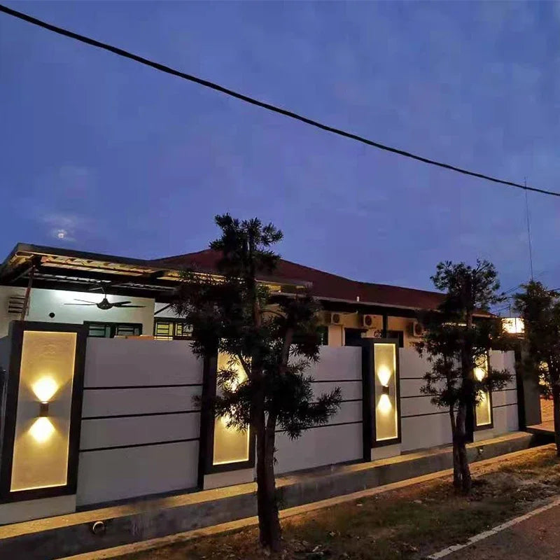 Outdoor GU10 Wall Lamp | Die-casting Engineering Lighting for Garden Villa