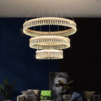 Crystal Chandelier Luxury LED Lighting for Living Dining Kitchen Bedroom