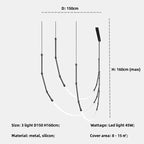 Bamboo Pendant Lights: Nordic Loft Stair LED Luminarias for Minimalism Decor