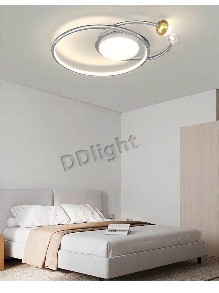 LED Ceiling Chandelier: Modern Nordic Design for Living, Dining, Kitchen, Bedroom Decor