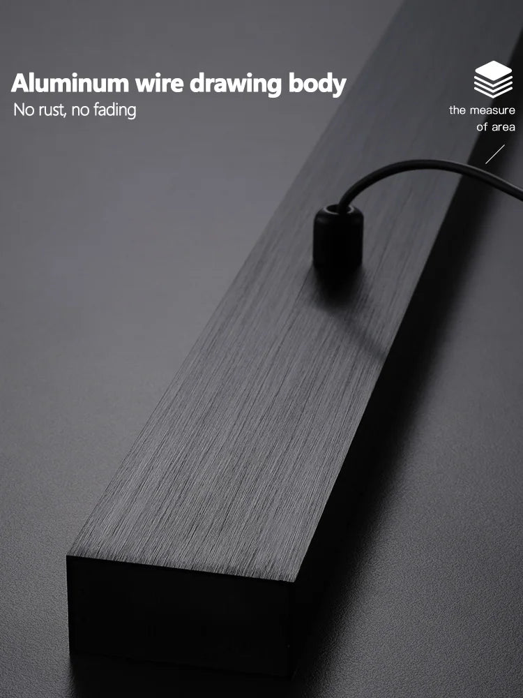 Modern Minimalist Nordic Chandelier Strip Creative Bar Table Lights