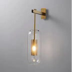 Glass Wall Art Light: Modern Loft Style Decor for Living Room, Bathroom, Dining Room