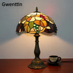 Tiffany Style Stained Glass Led Table Lamp