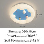 Kids Room Chandelier Remote Dimable Ceiling Lights