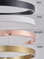 LED Ring Chandelier for Home Decor - Modern Nordic Style Lighting