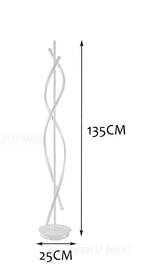 LED Acrylic Art Floor Lamp Modern Home Décor Living Room Bedroom Light