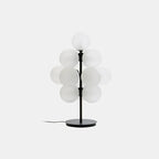 Glass Bubble Floor Lamp: Modern Nordic LED Lighting for Living Room and Bedroom