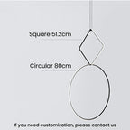Minimalistic Pendant Light - Designer Ring Lamp for Office, Living Room, Bedroom