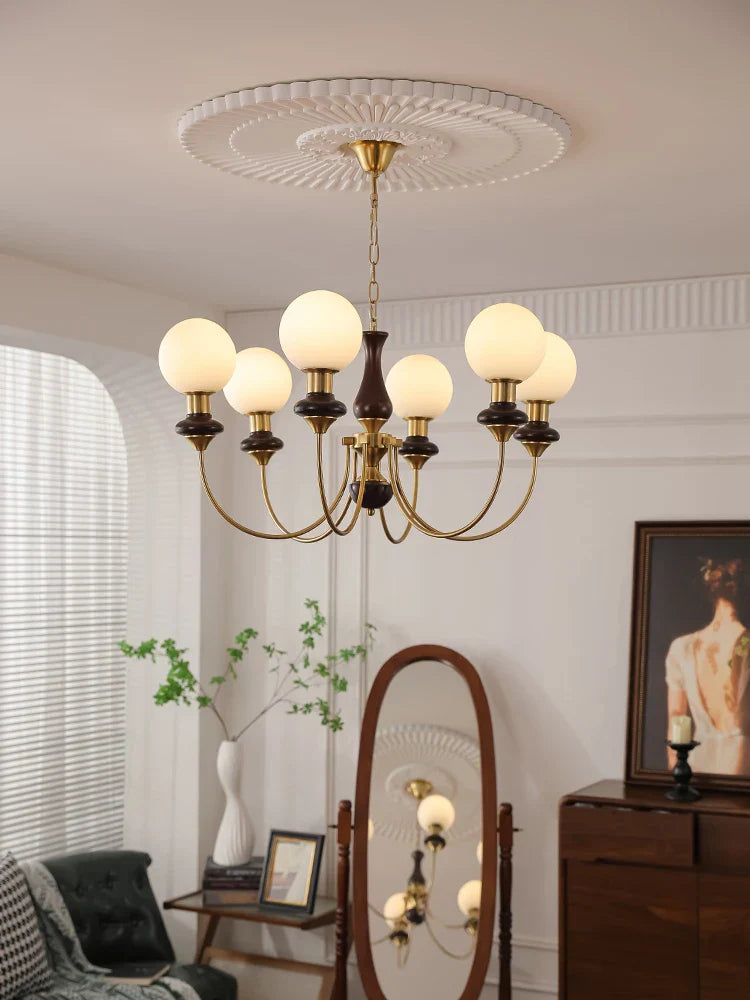Magic Beans Pendant Light Luxury Chandelier for Vintage Living Room Decor