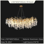 Gold Tree Branch Chandelier: Elegant European Style Pendant Light for Home Decor