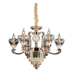 Crystal Dining Room Chandelier: Elegant European Style Living Room Lamp, Bedroom Decor
