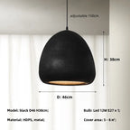 Nordic Dining Room Pendant Lights Wabi Sabi LED Hanging Lamps Fixtures